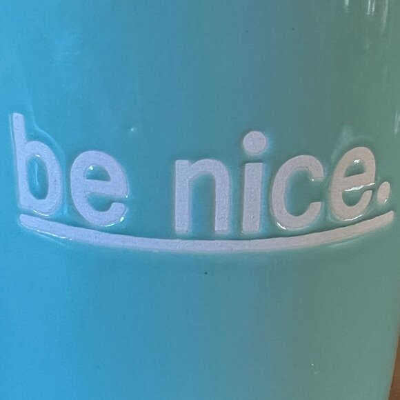 Threshold BE NICE Incised Lettering Stoneware Mug - Picture 8 of 8